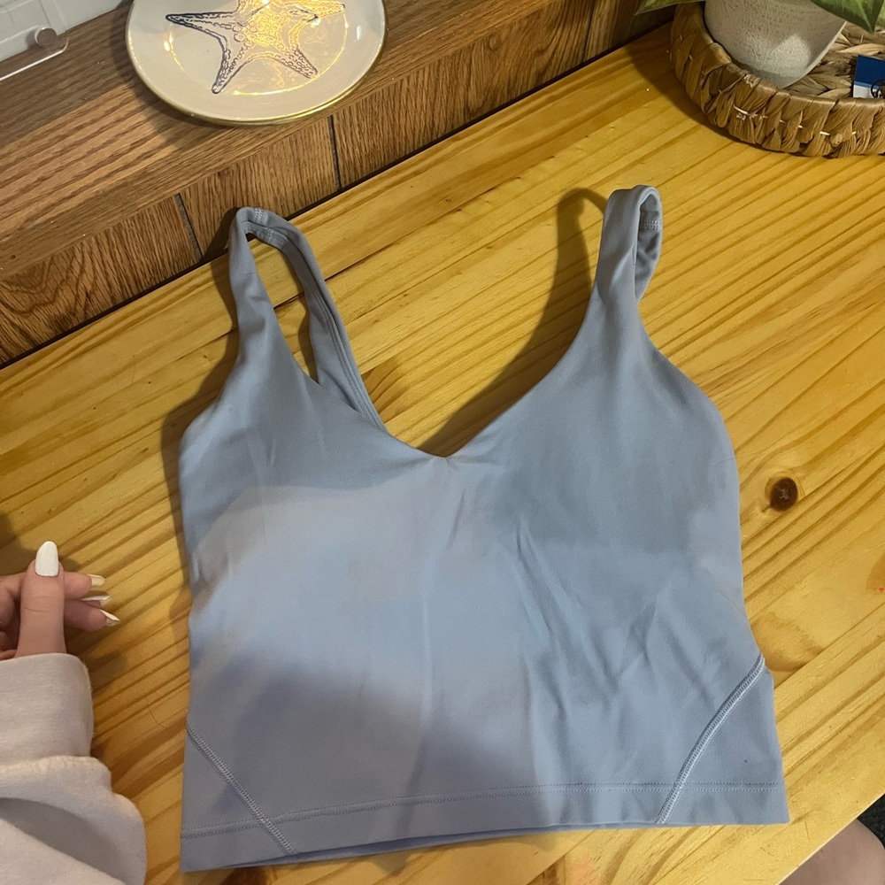Light blue lululemon align tank